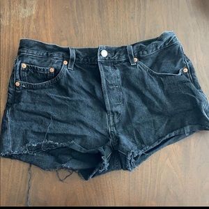 Levi denim cutoffs